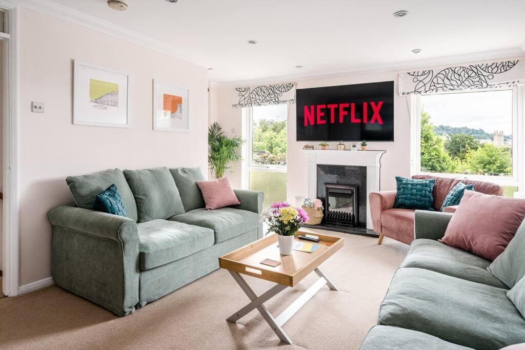 Stunning 4 Bedroom House In Central Bath Exteriör bild